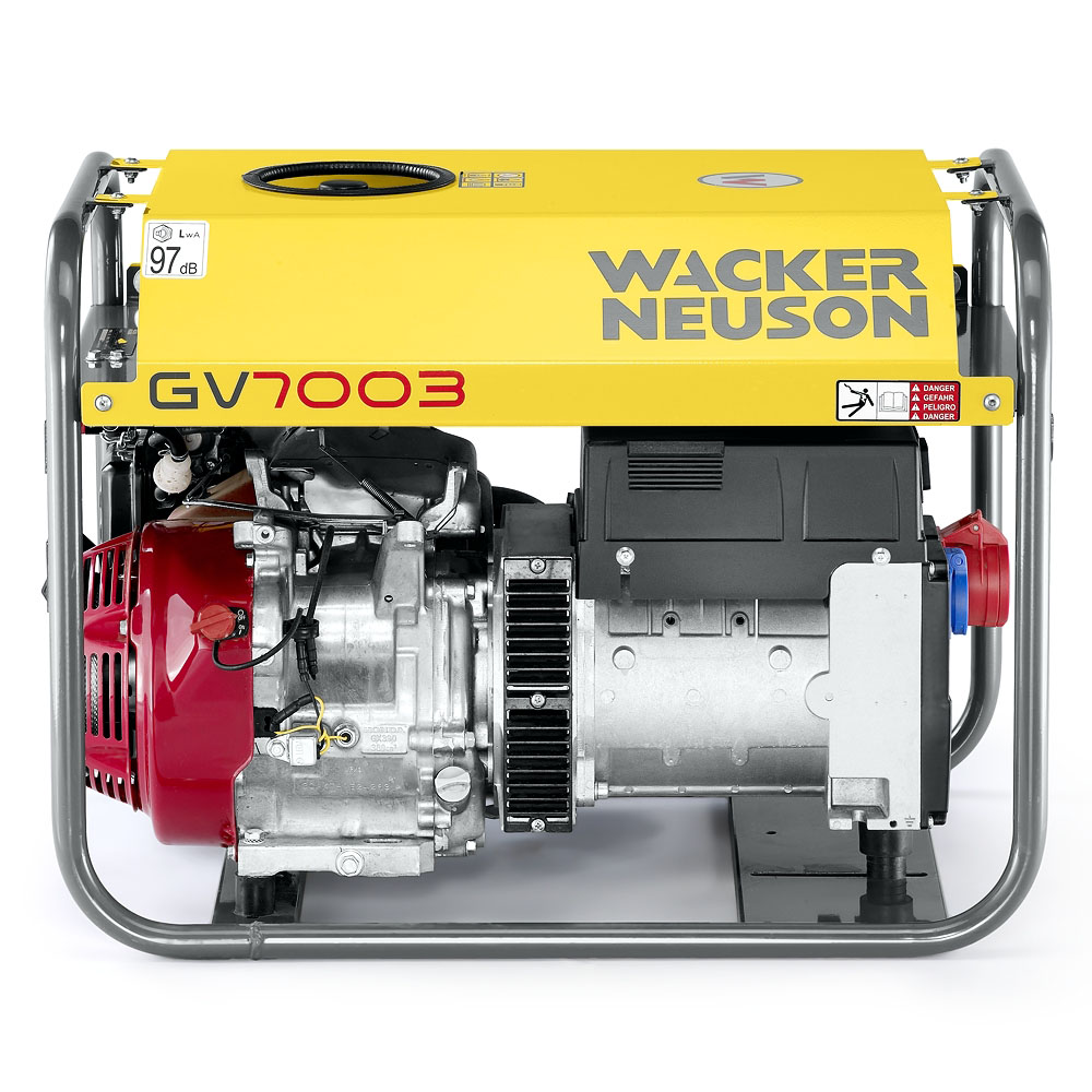Generator de curent pe benzina Wacker Neuson GV7003A, portabil, trifazat, 6.0 kW 1 Generator de curent pe benzina Wacker Neuson GV7003A, portabil, trifazat, 6.0 kW