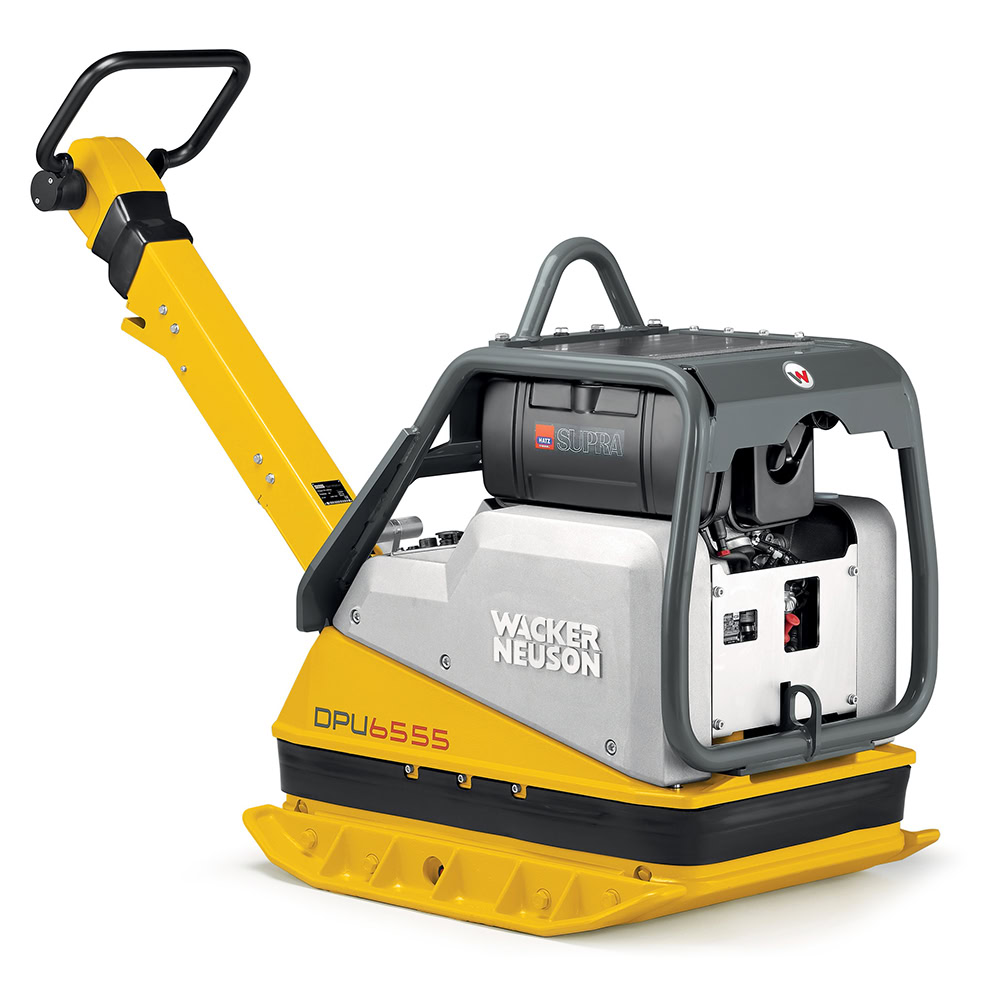 Placa compactoare reversibila Wacker Neuson DPU6555Hs, cadru de protectie ingust, diesel, greutate 482 kg, forta de impact 65 kN 1 Placa compactoare reversibila Wacker Neuson DPU6555Hs, cadru de protectie ingust, diesel, greutate 482 kg, forta de impact 65 kN
