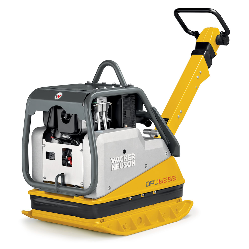 Placa compactoare reversibila Wacker Neuson DPU6555Hesh, cadru de protectie ingust, diesel, greutate 499 kg, forta de impact 65 kN, pornire electrica, contor ore de functionare 1 Placa compactoare reversibila Wacker Neuson DPU6555Hesh, cadru de protectie ingust, diesel, greutate 499 kg, forta de impact 65 kN, pornire electrica, contor ore de functionare