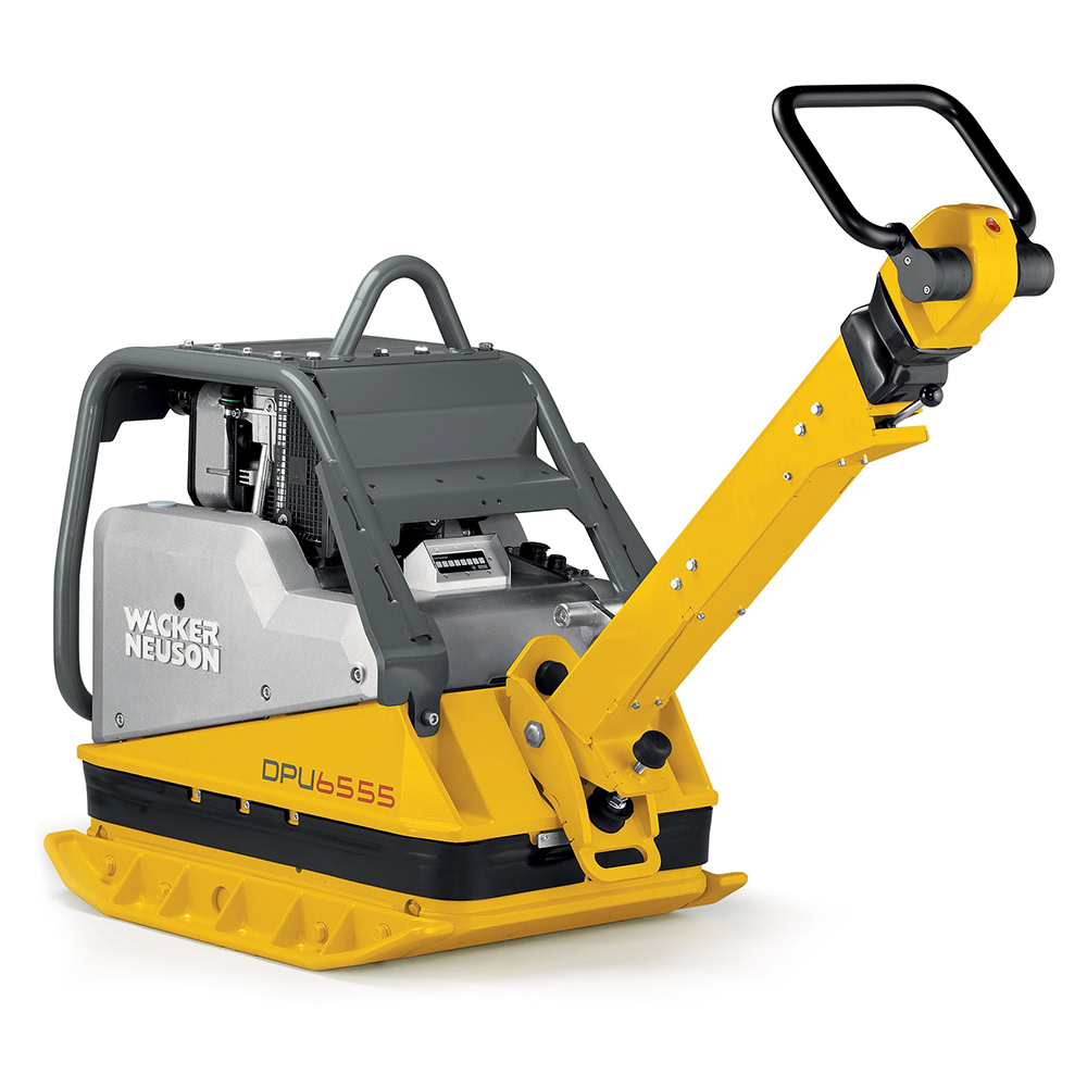 Placa compactoare reversibila Wacker Neuson DPU6555Hecs, cadru de protectie ingust, diesel, greutate 500 kg, forta de impact 65 kN, pornire electrica, sistem Compatec 1 Placa compactoare reversibila Wacker Neuson DPU6555Hecs, cadru de protectie ingust, diesel, greutate 500 kg, forta de impact 65 kN, pornire electrica, sistem Compatec
