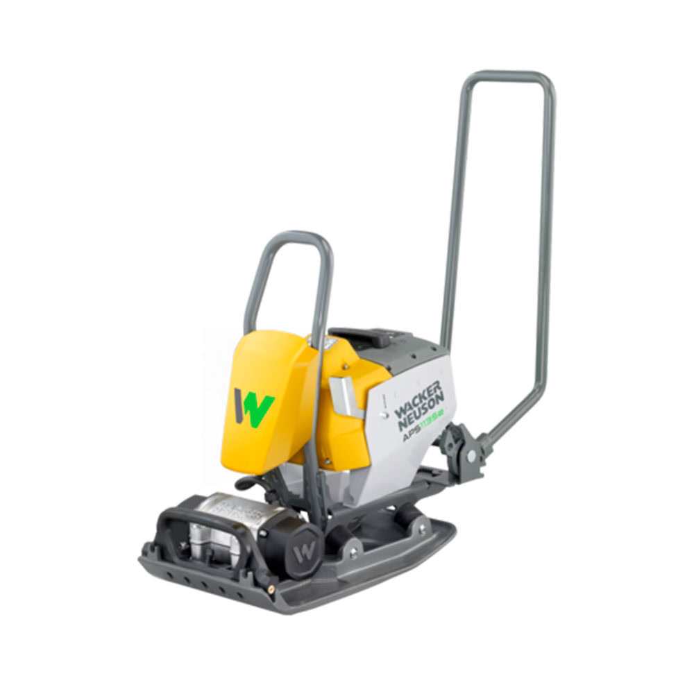 Placa compactoare unidirectionala Wacker Neuson APS1135e, compatibila cu acumulator 51 V, 11 kN, 670 m² 1 Placa compactoare unidirectionala Wacker Neuson APS1135e, compatibila cu acumulator 51 V, 11 kN, 670 m²