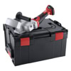 Masina de frezat caneluri de jgheaburi Flex RFE 40 18.0-EC, compatibila cu acumulatori Li-Ion 18 V in valiza L-BOXX®