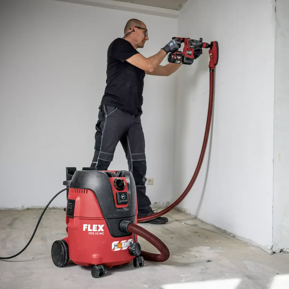 Aspirator profesional umed/uscat Flex VCE 22 M MC V, 1200 W, 20 l, clasa M 4 Aspirator profesional umed/uscat Flex VCE 22 M MC V, 1200 W, 20 l, clasa M - Image 4