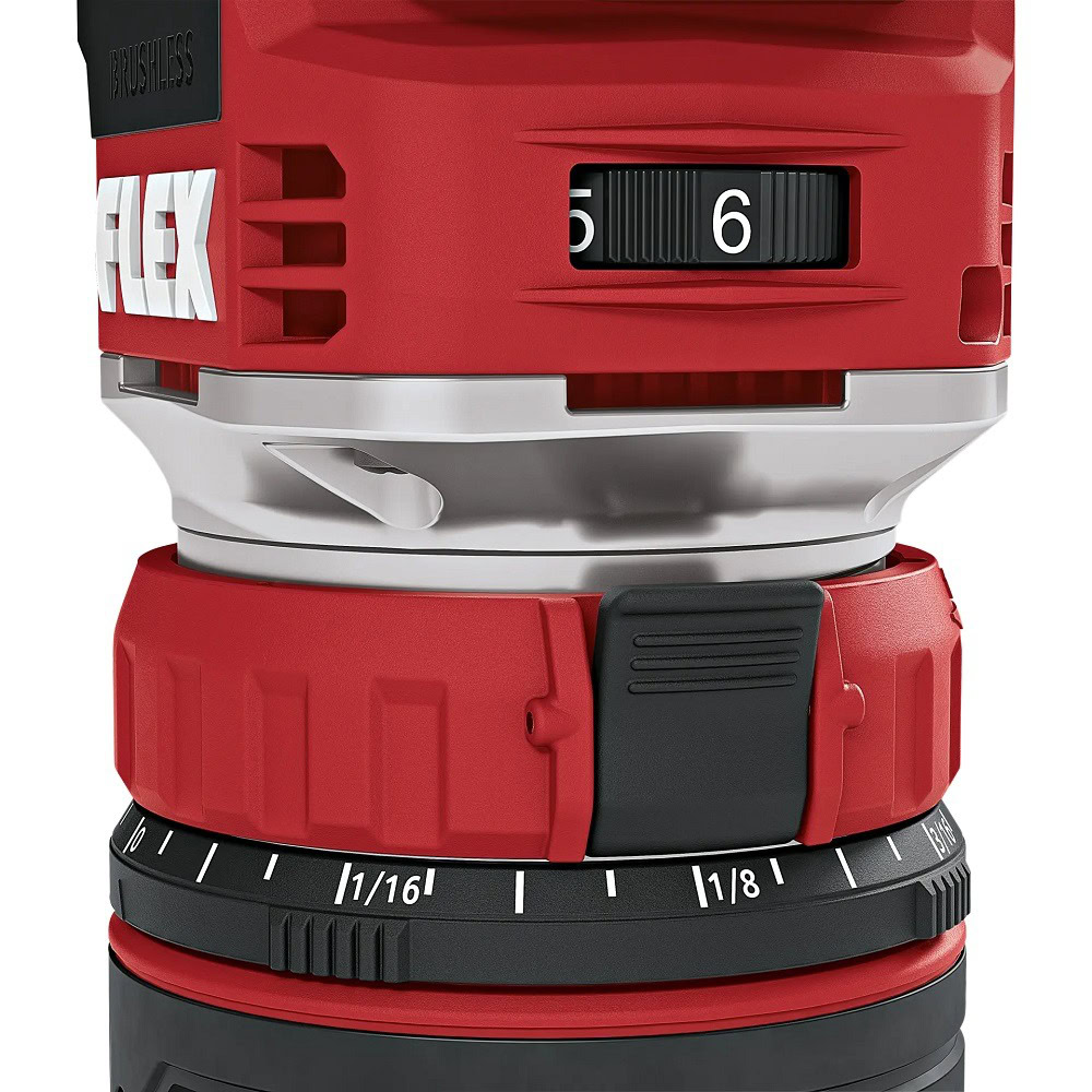 Masina de frezat Flex CER 18.0-EC/2.5 Set, adancime de taiere 50 mm, 2 acumulatori 18 V, valiza L-BOXX 8 Masina de frezat Flex CER 18.0-EC/2.5 Set, adancime de taiere 50 mm, 2 acumulatori 18 V, valiza L-BOXX - Image 8