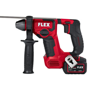Rotopercutor Flex FHE 1-16 12-EC, SDS-Plus, compatibil acumulator 12 V, 1.5 J, 16 mm, cutie L-BOXX | Travandi.ro