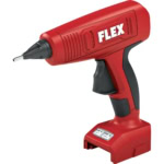 Pistol de lipit cu baton silicon Flex GG 200 18, compatibil cu acumulatori Li-Ion 18 V, 130 / 200 °C