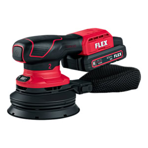 Masina de slefuit orbitala Flex ORE 2-125 18-EC, compatibila cu acumulatori Li-Ion 18 V, 125 mm, cutie L-BOXX | Travandi.ro