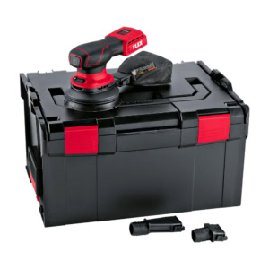 Masina de slefuit orbitala Flex ORE 2-125 18-EC, compatibila cu acumulatori Li-Ion 18 V, 125 mm, cutie L-BOXX