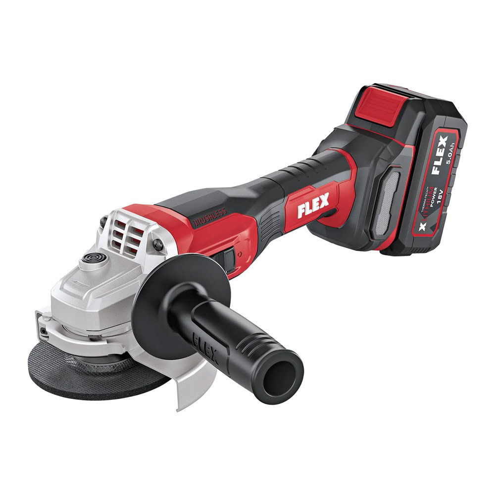 Polizor unghiular Flex L 125 18.0-EC LD /5.0 Set, cu 2 acumulatori 18V/5.0AH, 125 mm, 10000 rpm, gen. 2 2 Polizor unghiular Flex L 125 18.0-EC LD /5.0 Set, cu 2 acumulatori 18V/5.0AH, 125 mm, 10000 rpm, gen. 2 - Image 2