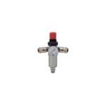 Regulator de presiune cu manometru, robinet, cuple rapide Omg 630R_1/2, filet exterior 1/2"