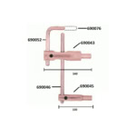 Electrod profilat pentru sudura in puncte Telwin 690076, diametru 12 mm