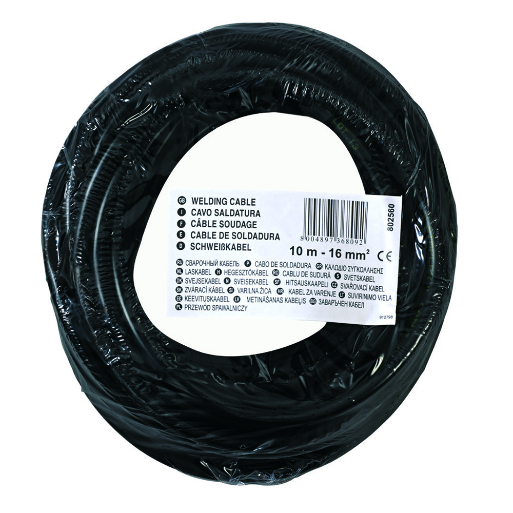 Cablu de sudura Telwin 802574, sectiune 10 mm2, lungime 10 m 1 Cablu de sudura Telwin 802574, sectiune 10 mm2, lungime 10 m