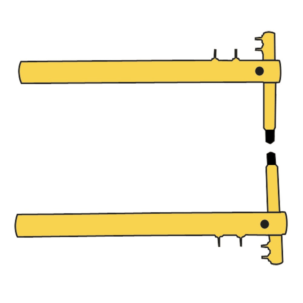 Set brate XP2 sudura in puncte Telwin 803101, 500 mm, cu electrozi 1 Set brate XP2 sudura in puncte Telwin 803101, 500 mm, cu electrozi