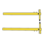 Set brate XP3 pentru sudura in puncte Telwin 803102, 700 mm, cu electrozi