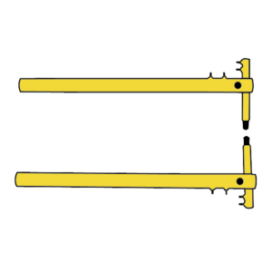 Set brate XP3 pentru sudura in puncte Telwin 803102, 700 mm, cu electrozi