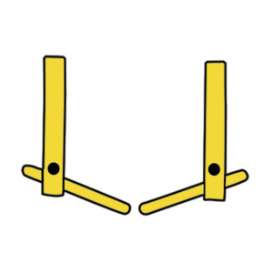 Set brate XA2 pentru sudura in puncte Telwin 803150, 120 mm, cu electrozi