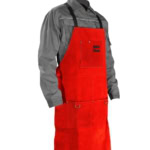 Sort pentru sudura Telwin 804369, rosu, 595 x 880 mm, piele
