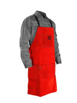 Sort pentru sudura Telwin 804369, rosu, 595 x 880 mm, piele