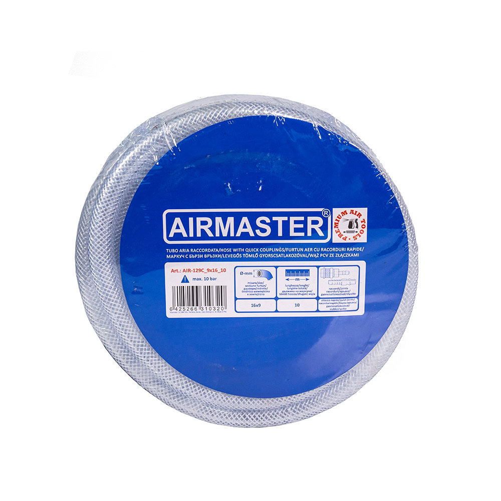 Furtun pentru aer comprimat, cuple rapide,10m, 9x16mm 2 Furtun pentru aer comprimat, cuple rapide,10m, 9x16mm - Image 2
