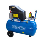Compresor aer cu ulei AIRMASTER 2cp 50l debit aer aspirat 206l/min debit aer refulat 122l/min 8bar 31kg