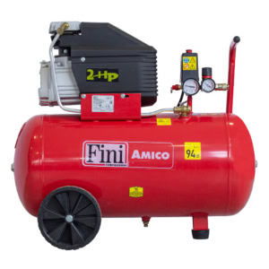Compresor aer cu ulei Fini 2cp 50l debit aer refulat 170l/min 8bar 29.3kg | Travandi.ro