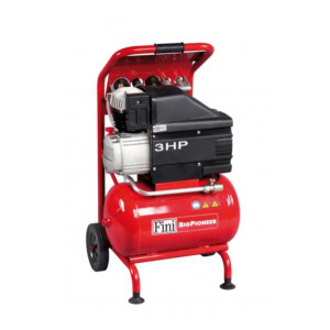 Compresor de aer cu ulei, monofazat, cu un cilindru Fini BIG PIONEER MK285M, 1.8 kW, 10 bar, 260 l/min, cu butelie de 24 l