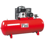 Compresor de aer Fini BK119-500-5.5 SD 1", 270 l, 4 kW, 10 bar, 620 l/min