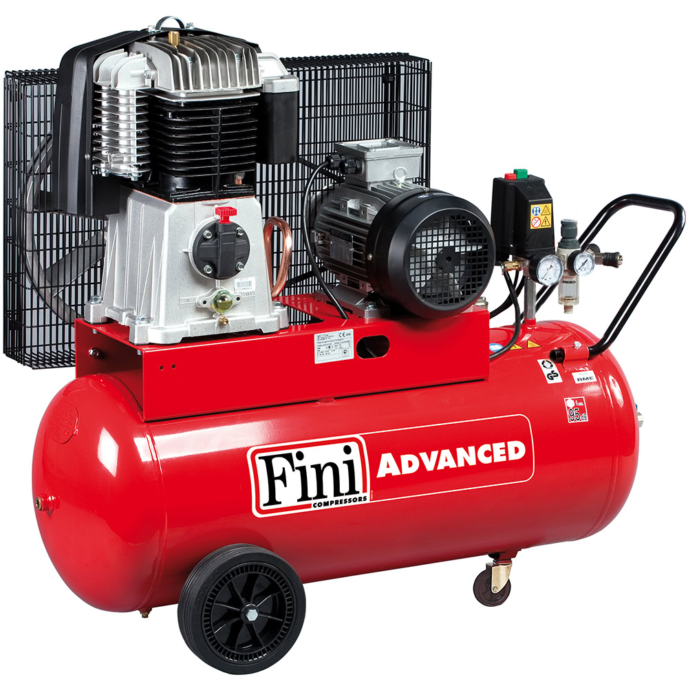 Compresor de aer Fini BK119-90L-5.5T NEW, 90 l, 4 kW, 10 bar, 620 l/min 1 Compresor de aer Fini BK119-90L-5.5T NEW, 90 l, 4 kW, 10 bar, 620 l/min