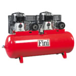 Compresor de aer Fini BKT120-900-20 2", 900 l, 15 kW, 10 bar, 2160 l/min