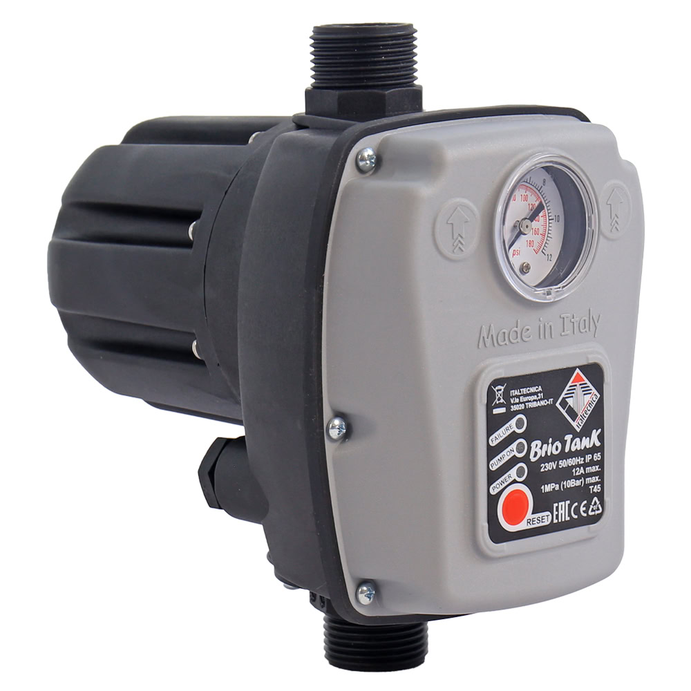 Prescontrol cu manometru Italtecnica BRIO-TANK_2.0, 230 V, max 1500 W, max. 10 bari, recipient 0.4 L 1 Prescontrol cu manometru Italtecnica BRIO-TANK_2.0, 230 V, max 1500 W, max. 10 bari, recipient 0.4 L