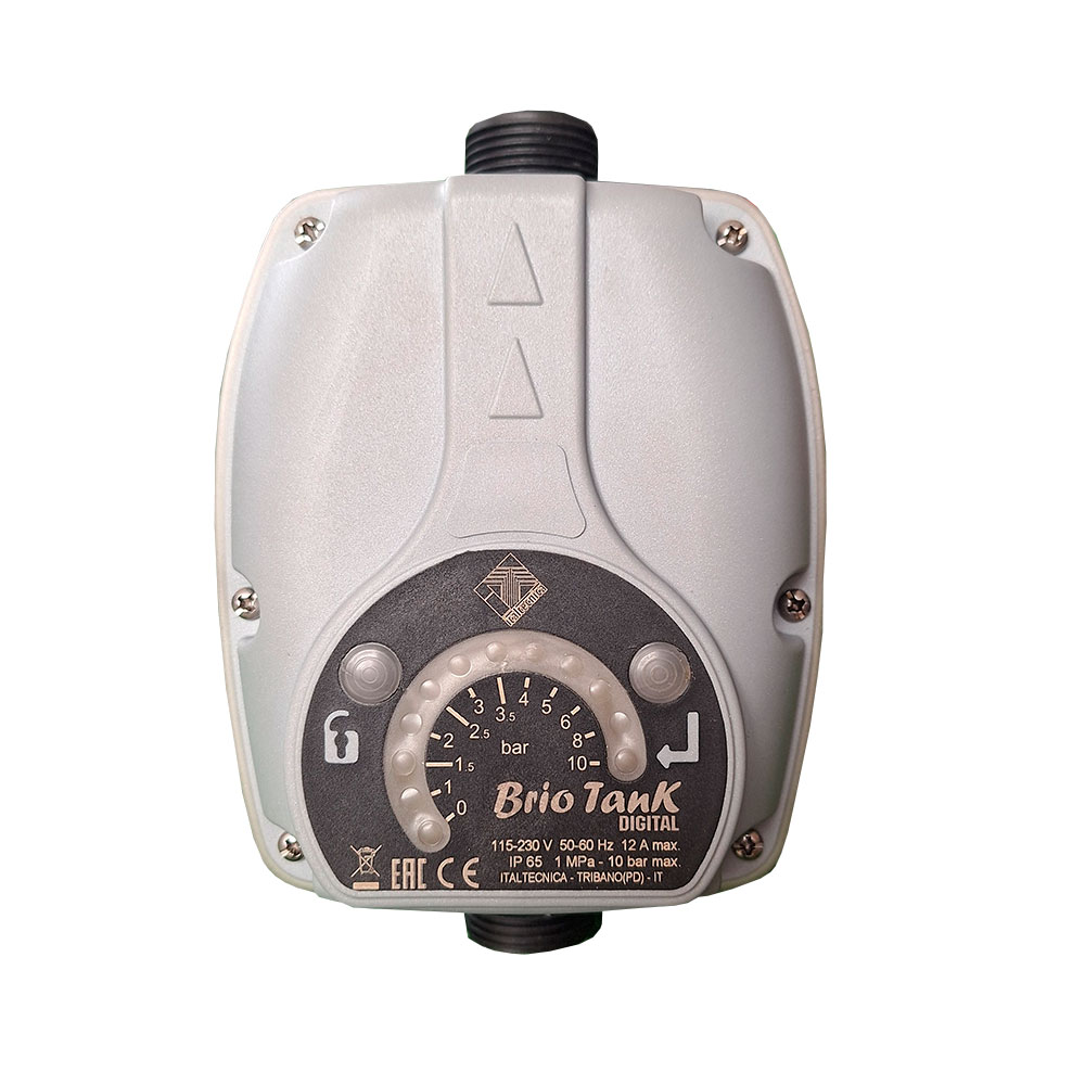 Prescontrol Italtecnica BRIO-TANK_DIGITAL, 230 V, max. 10 bari, recipient 0.4 L 2 Prescontrol Italtecnica BRIO-TANK_DIGITAL, 230 V, max. 10 bari, recipient 0.4 L - Image 2