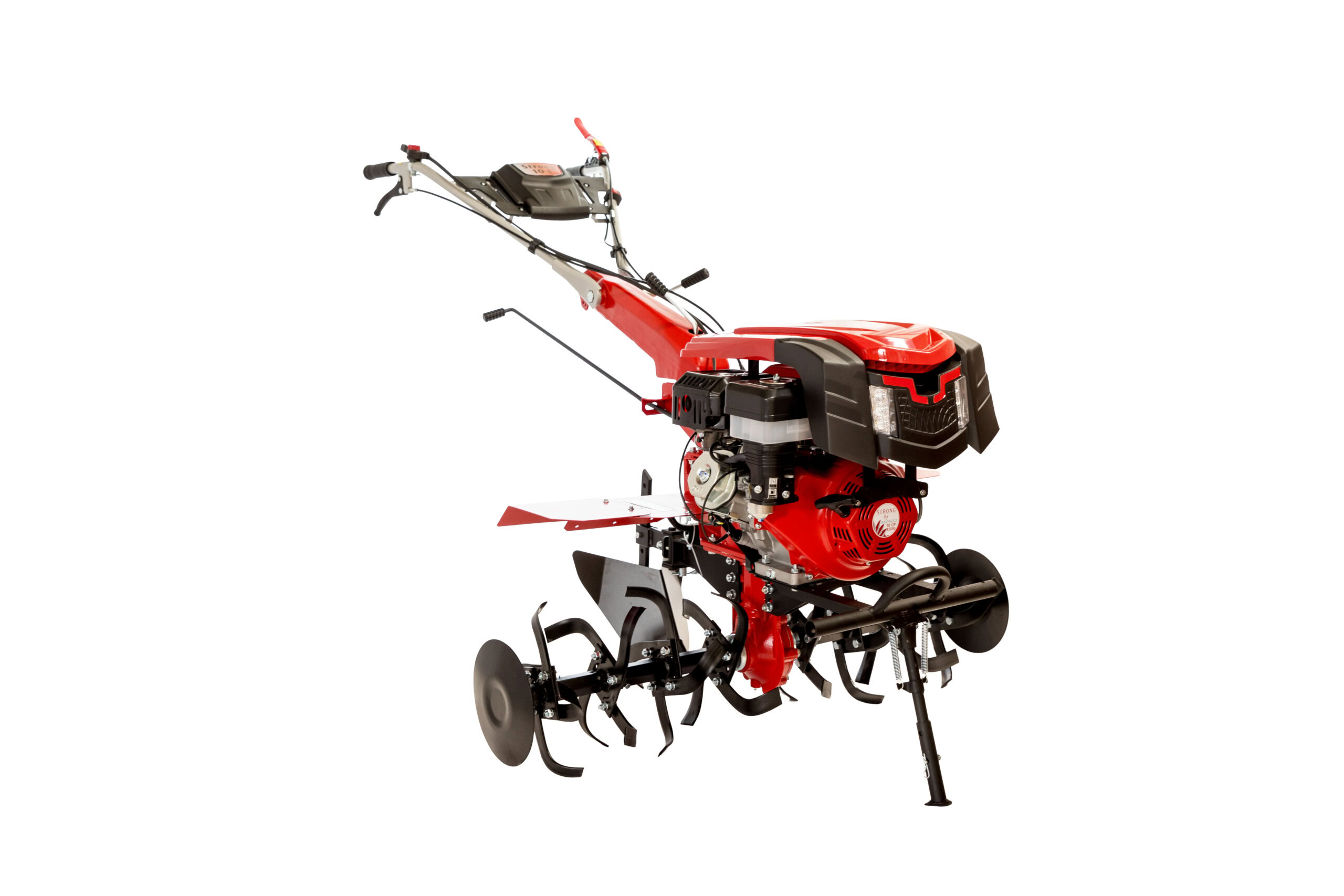 Motosapatoare Strong by Bronto, motor R300 300cc 6.0kW + roti cauciuc 5.00-12 + masca cu far LED + rarita 3 Motosapatoare Strong by Bronto, motor R300 300cc 6.0kW + roti cauciuc 5.00-12 + masca cu far LED + rarita - Image 3