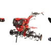 Motosapa BRONTO motor R390 7.6kW + roti cauciuc 5.00-12 + masca cu far LED + rarita
