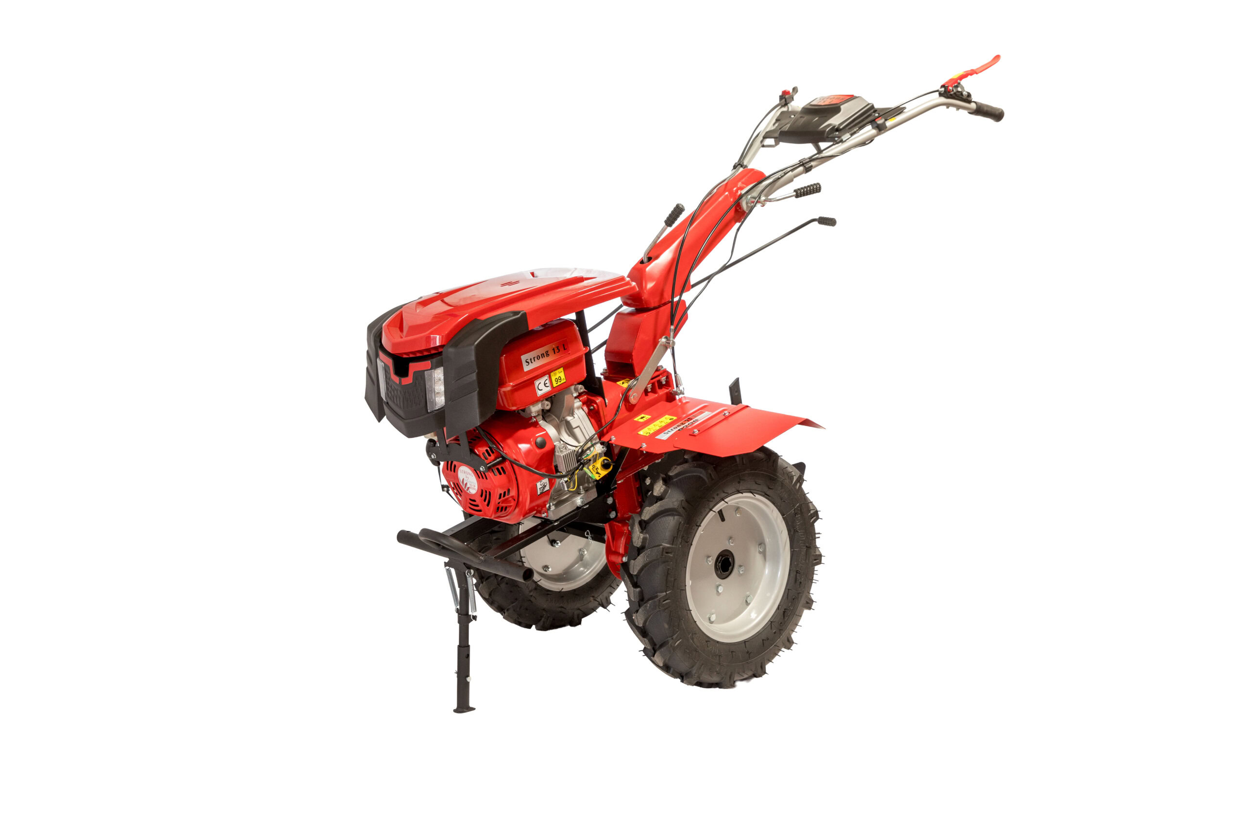Motosapa BRONTO motor R390 7.6kW + roti cauciuc 5.00-12 + masca cu far LED + rarita 3 Motosapa BRONTO motor R390 7.6kW + roti cauciuc 5.00-12 + masca cu far LED + rarita - Image 3