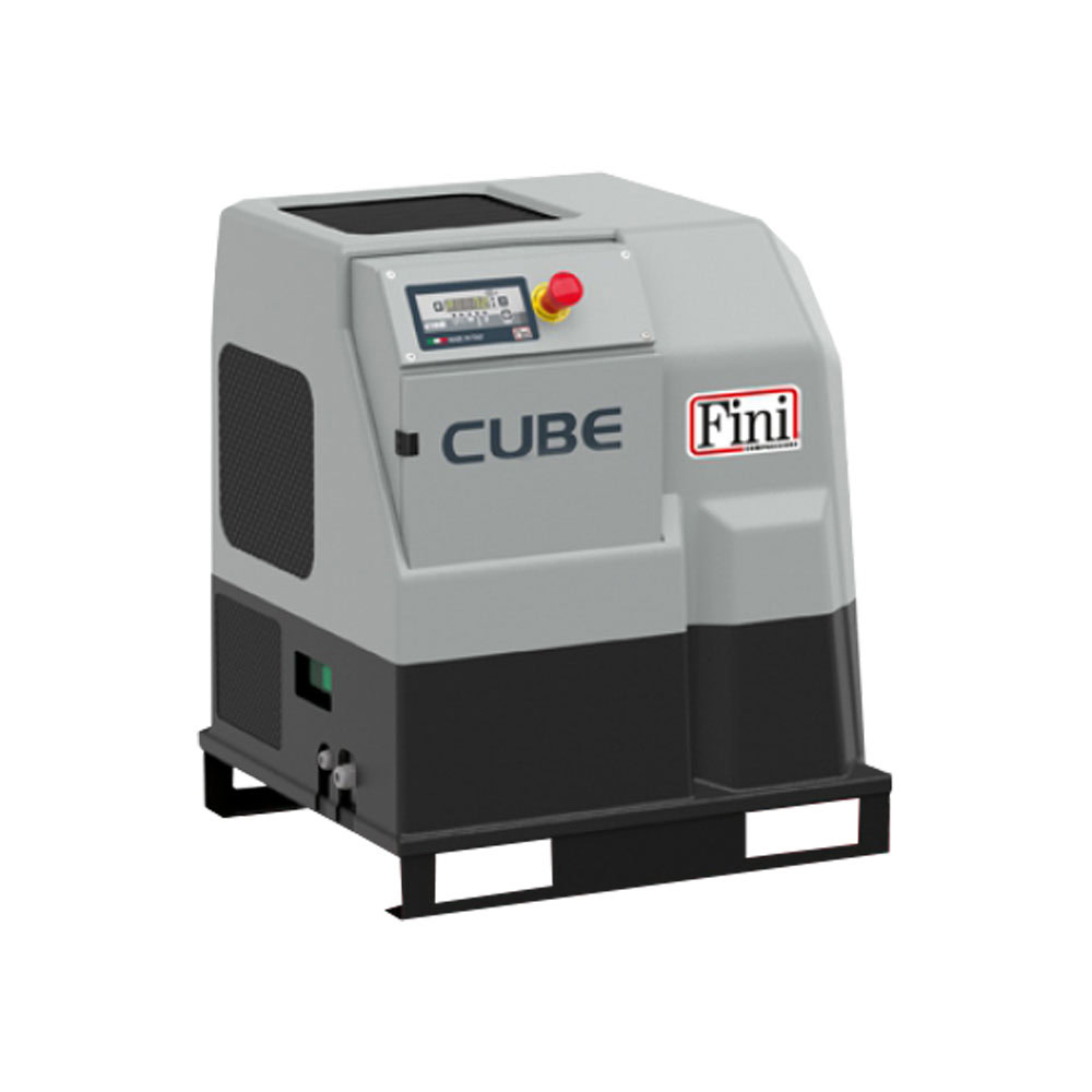 Compresor cu surub Fini CUBE 4.0-10 ES, 4 kW, 10 bar, 460 l/min, cu uscator 1 Compresor cu surub Fini CUBE 4.0-10 ES, 4 kW, 10 bar, 460 l/min, cu uscator
