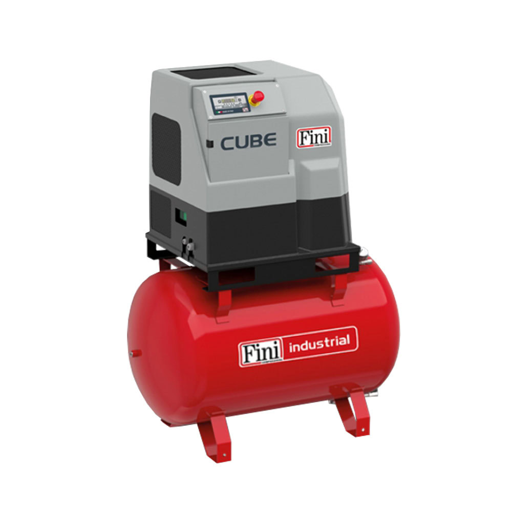 Compresor cu surub Fini CUBE 7.5-10-500, 500 l, 7.5 kW, 10 bar, 1050 l/min 1 Compresor cu surub Fini CUBE 7.5-10-500, 500 l, 7.5 kW, 10 bar, 1050 l/min