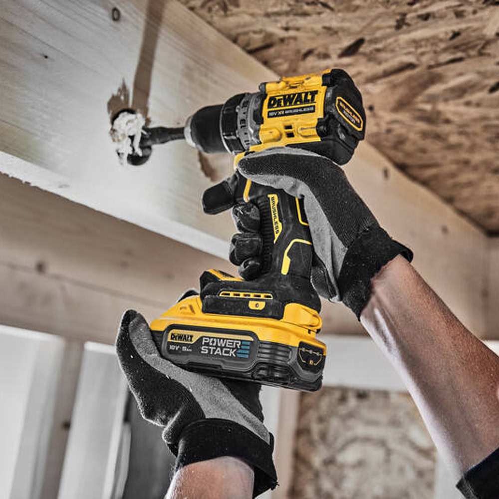 Masina de gaurit si insurubat DeWalt DCD800H2T, max 90 Nm, cu 2 acumulatori Powerstack 18V / 5.0Ah, in valiza de transport 9 Masina de gaurit si insurubat DeWalt DCD800H2T, max 90 Nm, cu 2 acumulatori Powerstack 18V / 5.0Ah, in valiza de transport - Image 9
