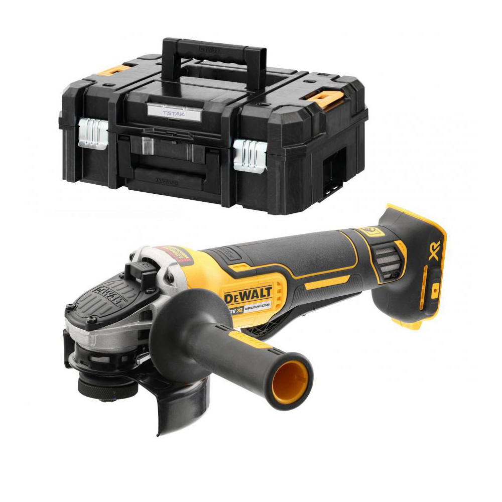 Polizor unghiular DeWalt DCG406NT, compatibil cu acumulatori Li-Ion XR 18 V, 125 mm, valiza TSTAK 1 Polizor unghiular DeWalt DCG406NT, compatibil cu acumulatori Li-Ion XR 18 V, 125 mm, valiza TSTAK