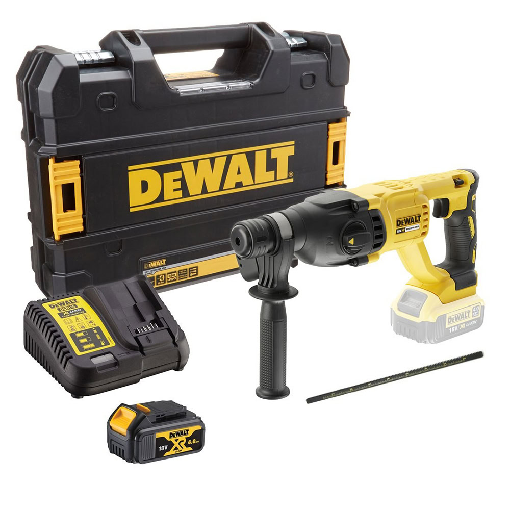 Ciocan rotopercutor Dewalt DCH133M1, SDS Plus, XR Li-Ion, 2.6 J, 18 V, 4.0 Ah 2 Ciocan rotopercutor Dewalt DCH133M1, SDS Plus, XR Li-Ion, 2.6 J, 18 V, 4.0 Ah - Image 2
