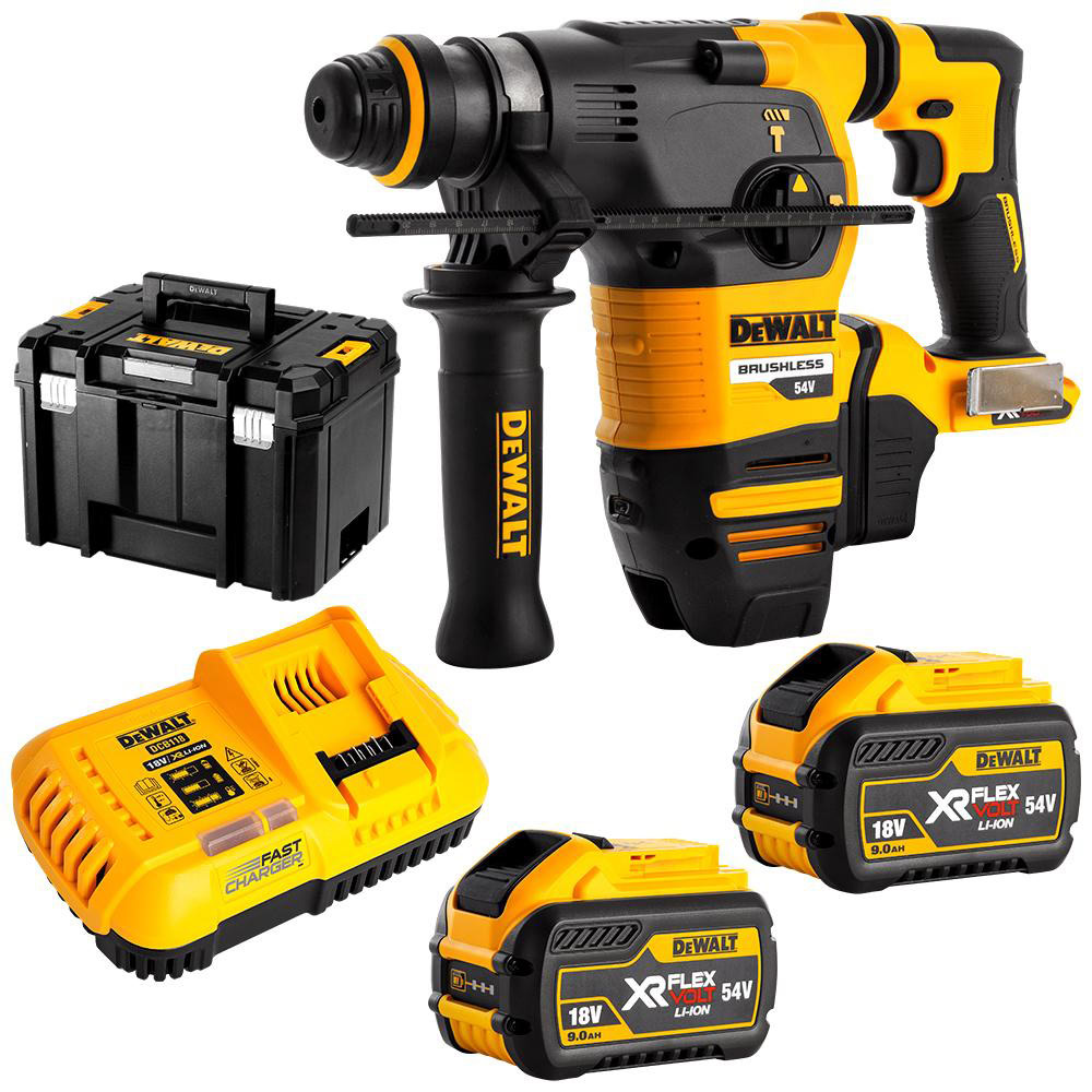Ciocan rotopercutor SDS-Plus Dewalt DCH333X2, cu 2 acumulatori XR Flexvolt 1 Ciocan rotopercutor SDS-Plus Dewalt DCH333X2, cu 2 acumulatori XR Flexvolt