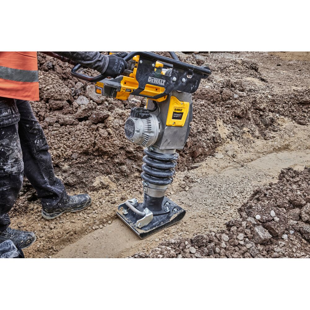 Mai compactor Powershift DeWalt DCPS660N, compatibil cu acumulator 55.4V, forta de impact 11.5 kN, greutate 65 kg 8 Mai compactor Powershift DeWalt DCPS660N, compatibil cu acumulator 55.4V, forta de impact 11.5 kN, greutate 65 kg - Image 8
