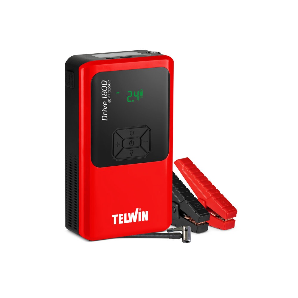 Sursa de alimentare/pornire de urgenta/compresor de aer Telwin DRIVE1800KOMPRESSOR, baterie litiu 12V, 10000 mAh 4 Sursa de alimentare/pornire de urgenta/compresor de aer Telwin DRIVE1800KOMPRESSOR, baterie litiu 12V, 10000 mAh - Image 4