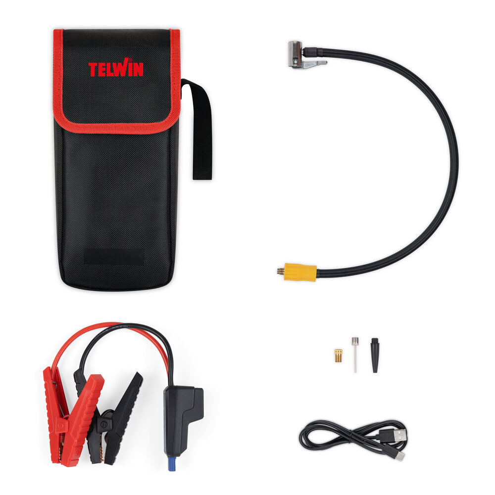 Sursa de alimentare/pornire de urgenta/compresor de aer Telwin DRIVE1800KOMPRESSOR, baterie litiu 12V, 10000 mAh 7 Sursa de alimentare/pornire de urgenta/compresor de aer Telwin DRIVE1800KOMPRESSOR, baterie litiu 12V, 10000 mAh - Image 7