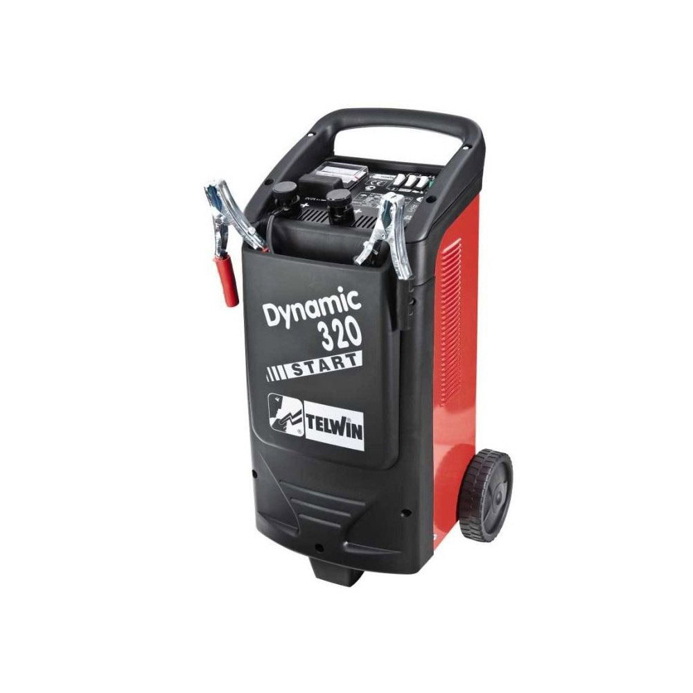 Redresor baterii si robot de pornire Telwin DYNAMIC320START, tensiune incarcare 12/24 V, capacitate baterii Pb/START/STOP 20-700 Ah, incarcare rapida 2 Redresor baterii si robot de pornire Telwin DYNAMIC320START, tensiune incarcare 12/24 V, capacitate baterii Pb/START/STOP 20-700 Ah, incarcare rapida - Image 2