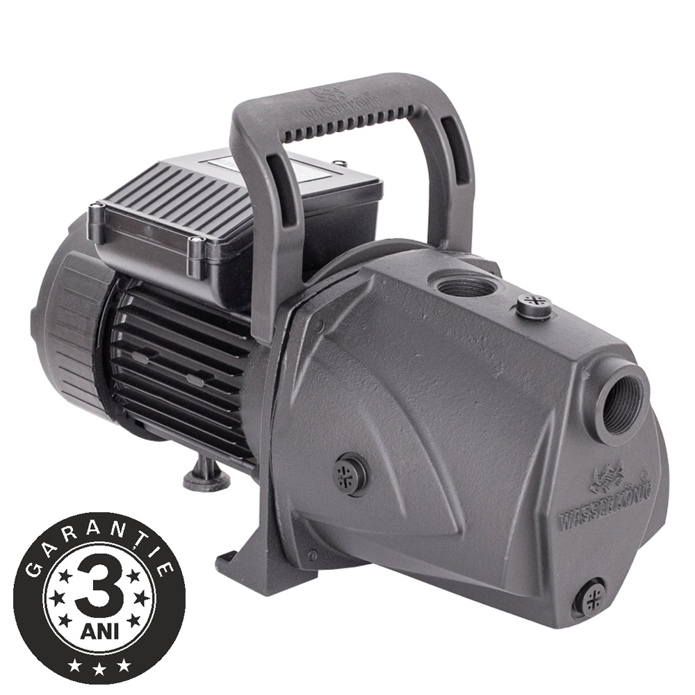 Pompa autoamorsanta de gradina, fonta, putere 1050 W, debit 4200 l/h, inaltime refulare 45 m 1 Pompa autoamorsanta de gradina, fonta, putere 1050 W, debit 4200 l/h, inaltime refulare 45 m
