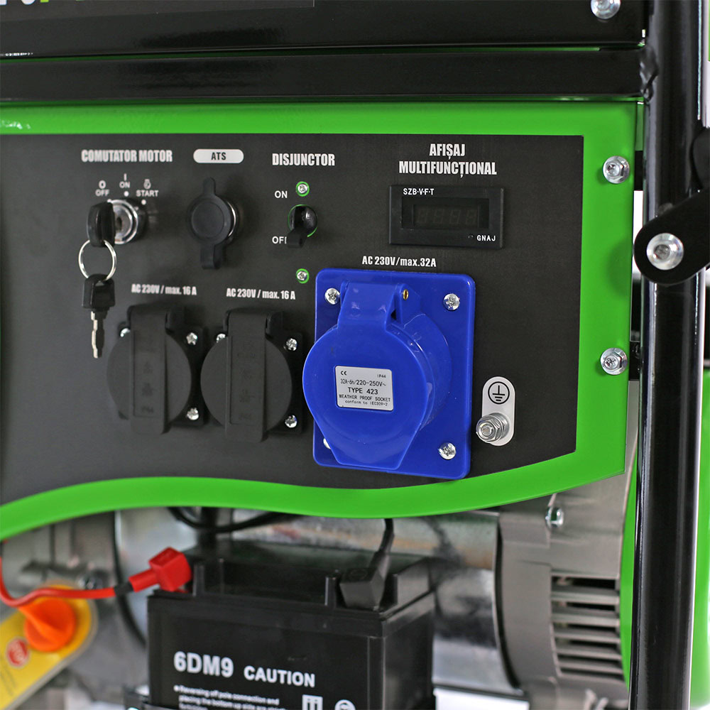 Generator de curent benzina Greenfield G-EC11000PEW-C monofazat AVR 9,2 kw pornire electrica 7 Generator de curent benzina Greenfield G-EC11000PEW-C monofazat AVR 9,2 kw pornire electrica - Image 7