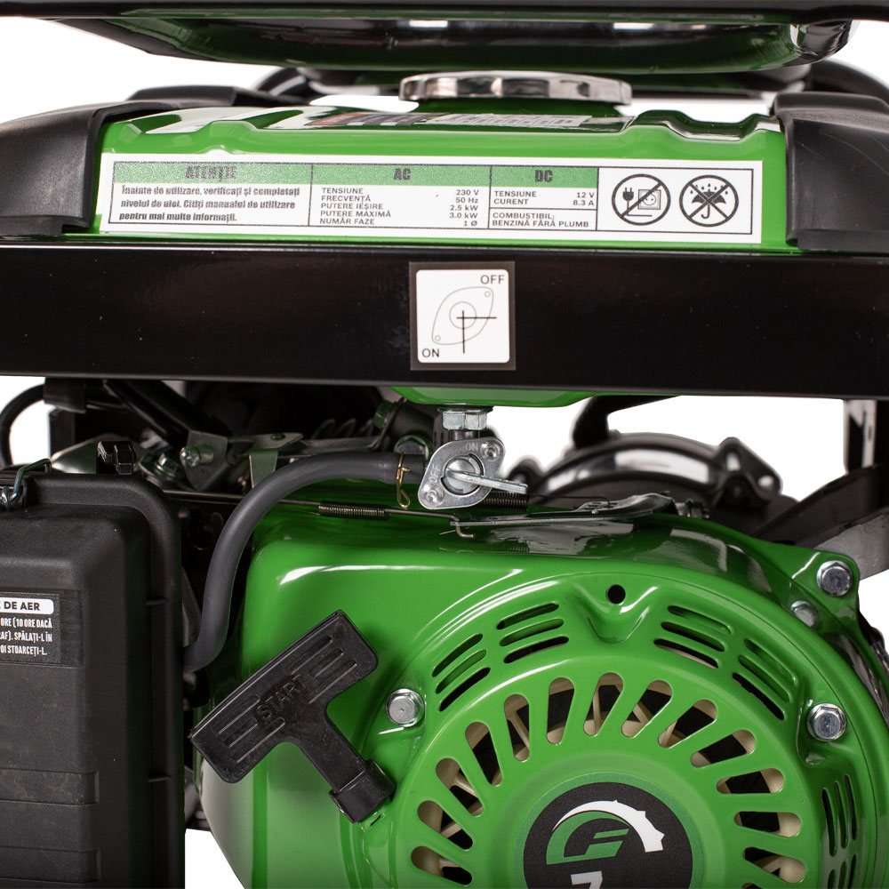 Generator de curent benzina Greenfield G-EC4100P monofazat AVR 3 kW 10 Generator de curent benzina Greenfield G-EC4100P monofazat AVR 3 kW - Image 10
