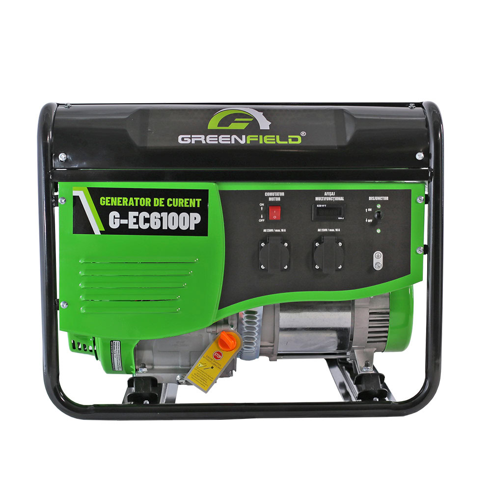 Generator de curent benzina Greenfield G-EC6100P monofazat AVR 4,5 kW 2 Generator de curent benzina Greenfield G-EC6100P monofazat AVR 4,5 kW - Image 2