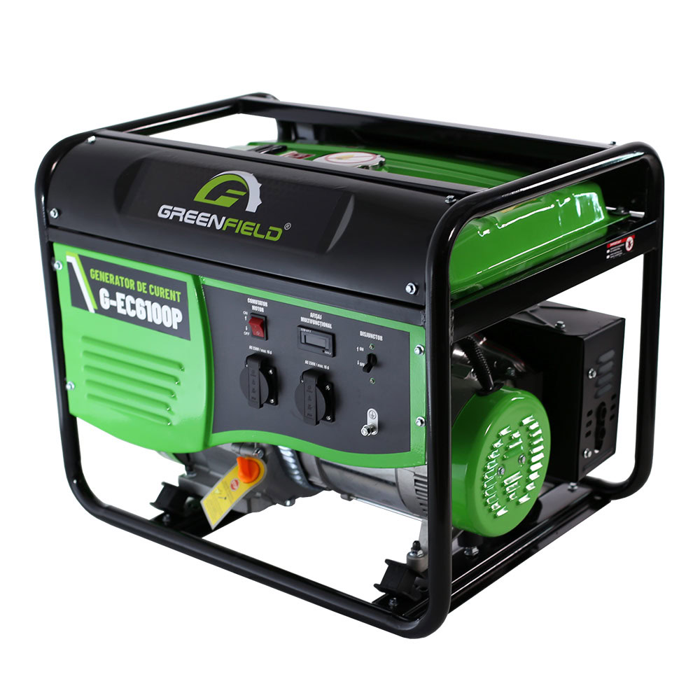 Generator de curent benzina Greenfield G-EC6100P monofazat AVR 4,5 kW 3 Generator de curent benzina Greenfield G-EC6100P monofazat AVR 4,5 kW - Image 3