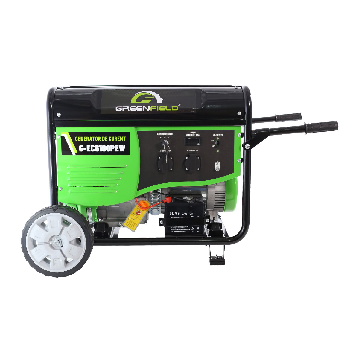 Generator de curent benzina Greenfield G-EC6100PEW monofazat AVR 4,5 kW pornire electrica 2 Generator de curent benzina Greenfield G-EC6100PEW monofazat AVR 4,5 kW pornire electrica - Image 2